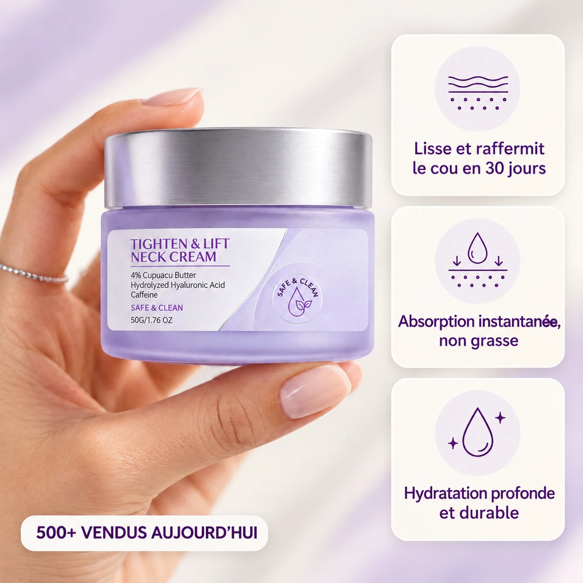 CIORA® Crème Cou Lissante & Repulpante
